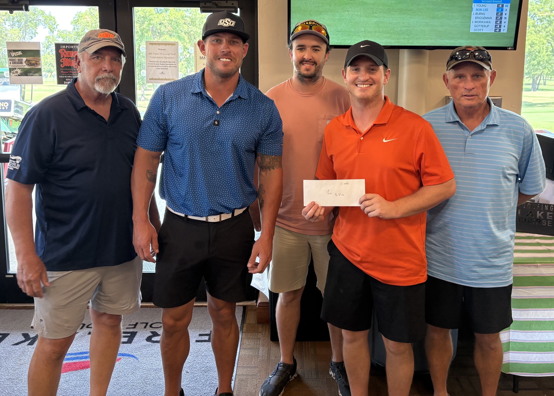 First-place team at the 2026 Bill Vann Memorial Golf Tournament