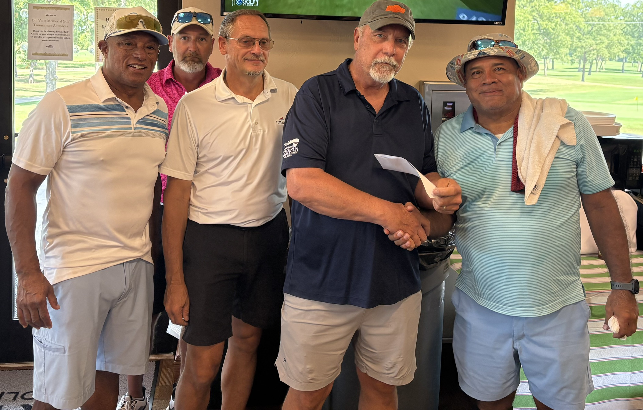 Third-place team at the 2026 Bill Vann Memorial Golf Tournament